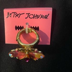 Betsey Johnson butterfly ring